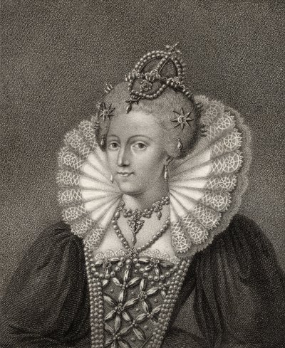 Elizabeth I, engraved by Bocquet, from 